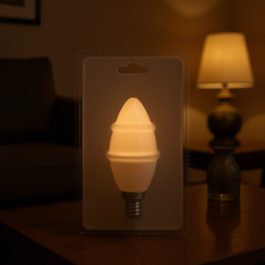 Ampoule LED C37 E14 7W 520 Lumen 3000K Lumière Chaude Effet Mat Effilé - Product Image 3