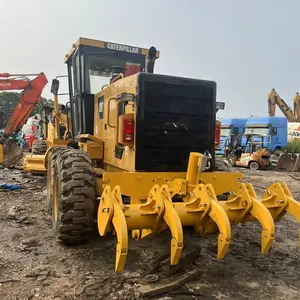 Earthwork Construction Second Hand Cat 140k Motor Grader Machine High Quality Used Caterpillar 140k Grader with Ripper On Sale