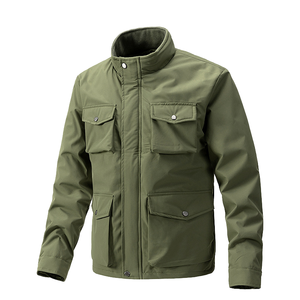 Chaqueta Cargo de Moda para Hombre – Chaqueta Utilitaria de Estilo Urbano con Ajuste Cómodo y Logotipo Personalizado - Product Image 2