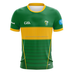 Personnalisable 100% Polyester GAA Gaélique Football Jersey Design Unique Sublimé Irlandais Stock Football Porter - Product Image 1