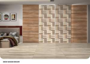 Azulejos de porcelana con acabado mate de la colección Designer Wood, tamaño 600x1200, textura de madera, para pisos y paredes en espacios modernos. - Product Image 4