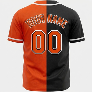 Maillots de baseball personnalisés OEM avec broderie et sublimation, vente en gros à bas prix, vêtements de football pour hommes, t-shirts de baseball - Product Image 3
