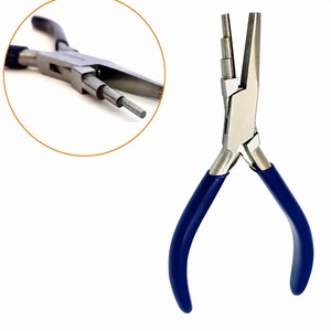 3 Step Wire Coiling Pliers with Flat <b>Nose</b> Jewelry Making Wire Loop Forming Tool ZetomedPro - Product Image 5