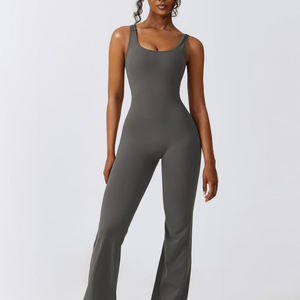 Mono Deportivo para Mujer, sin Mangas, de Cintura Alta, para Gimnasio, Fitness, Yoga, Tejido Suave y Elástico - Product Image 2
