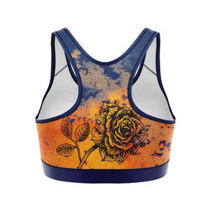 Women's Backless Sports Bra Straps Wireless Padded Workout Bra Gym Fitness Crop Top USA Europe Wholesale Trend - Product Image 2