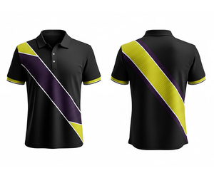 Polo personnalisé OEM entièrement sublimé, fabrication en usine, coutures durables pour hommes, femmes et jeunes, séchage rapide, polo actif Dry-Fit - Product Image 5
