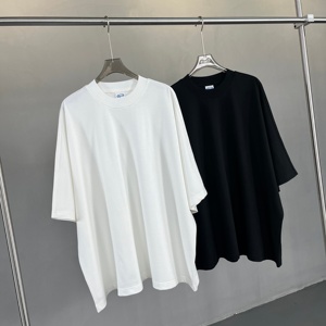 T-shirt Homme Personnalisé à Manches Courtes, 100% Coton, 300 GSM, Imprimé, Coupe Oversize, Épais et Lourd, Écologique, Vente en Gros - Product Image 2