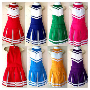 Costume de pom-pom girl pour enfants, tenue de cheerleading pour filles, tout-petits, jeunes, fête d'Halloween, déguisement sportif - Product Image 5