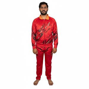 Chándal personalizado de diseño ajustado para hombre con cremallera completa, chándal deportivo para hombre, chándal para correr 100% de alta calidad. - Product Image 1