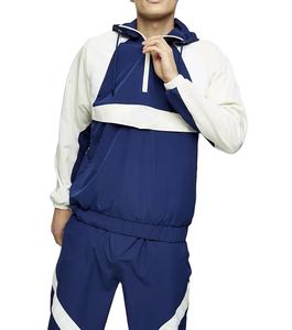 Conjunto Deportivo Personalizado de Poliéster/Algodón, Tejido de Punto, Secado Rápido, Ligero, Cortavientos Informal de Invierno, con Cremallera, para Hombre - Product Image 2