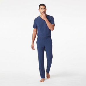 Men's Medical Scrub <b>Set</b> Polyester Spandex V Neck Top Cargo Pants Breathable Soft Nursing <b>Doctor</b> Hospital Uniform - Product Image 4