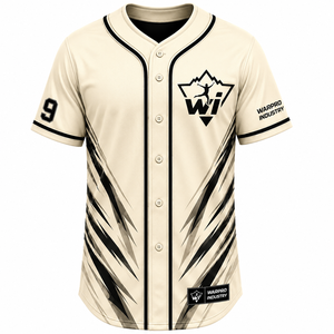 WARPRO INDUSTRY เสื้อเบสบอลชาย แขนสั้น ติดกระดุมด้านหน้า ระบายอากาศได้ดี ซับเหงื่อ ขนาดผู้ใหญ่ - Product Image 3