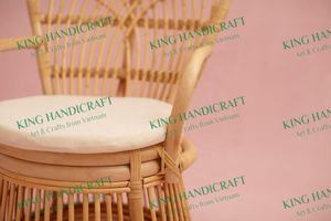 Hot <b>sale</b> of Handmade Eco-Friendly Rattan Kids <b>Chair</b> with Comfortable Backrest Durable Natural Weave <b>for</b> Indoor and Outdoor Use - Product Image 3