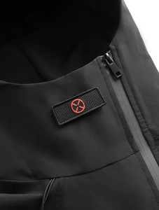 High Street Fashion Apparel MEN'S HOODED <b>WATERPROOF</b> CANVAS PULL-OVER CASUALOUTDOOR AUTUMN ZIPPER SOLID CLOTHING - Product Image 4