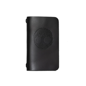 Carnet de voyage miniature personnalisé en cuir pleine fleur gaufré fait main, format poche rechargeable 7x5 pouces, mignon, cadeau pour homme - Product Image 1