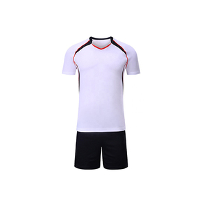 Conjuntos de Camisetas y Pantalones Cortos de Voleibol Hechos a Medida con Tela de Poliéster, Tela Transpirable, Uniformes Ligeros para Entrenamiento y Práctica - Product Image 4