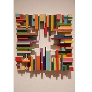 Arte Geométrico Grande para Pared, Decoración de Panel de Madera Cortado con Láser, Decoración Moderna para Hogar y Oficina, Escultura de Pared al por Mayor, Arte para Sala de Estar - Product Image 6