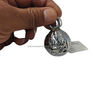 Hanging Decorative Brass Ganesh Bell Metal <b>Temple</b> Bell for <b>Home</b> Door Wall Decor Meditation Yoga Gift Item - Product Image 1