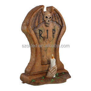 Lápida con una vela Cementerio Zombie Hand Green Slime Ghost Cloak Metal Buckler Knight envuelto en Coocon Metallic Kite - Product Image 4