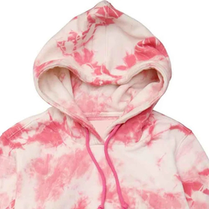 Sweat-shirts à capuche tie-dye pour hommes, respirants et doux, en molleton 100% coton biologique, de haute qualité, avec logo/designs personnalisés, pour adultes, confortables - Product Image 4
