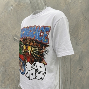 Snowgrace Custom Printed Men's Oversized T-<b>Shirt</b> Short Sleeve O-Neck High Street Style 100% Cotton Jersey Fabric Custom Logo - Product Image 5
