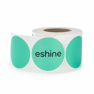 Autocollants en vinyle imperméables personnalisés avec logo, étiquettes d'emballage industrielles autocollantes, forme personnalisée en rouleau - Product Image 2