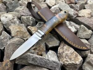 Cuchillo Utilitario para Exteriores con Construcción de Espiga Completa para Camping, Pesca y Bushcraft, Cuchillo de Hoja Fija Resistente - Product Image 2