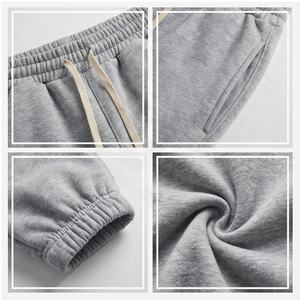 Pantalon de jogging avec logo personnalisé pour femmes pantalon ample en coton éponge pantalon de survêtement pantalon de jogging de travail pour hommes - Product Image 4