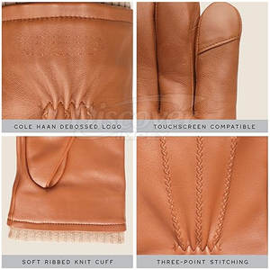 Guantes de Cuero Hechos a Medida de Alta Calidad, Guantes de Cuero Más Vendidos, Guantes de Cuero de Última Moda para Venta en Línea - Product Image 5