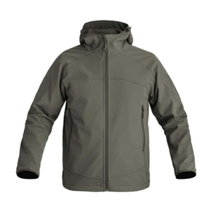 Veste Softshell Noire pour Homme AMDAA ENTERPRISES, Col Montant, Fermeture Éclair, Logo Personnalisé, Coupe-Vent, Résistante à l'Eau, Respirante - Product Image 2