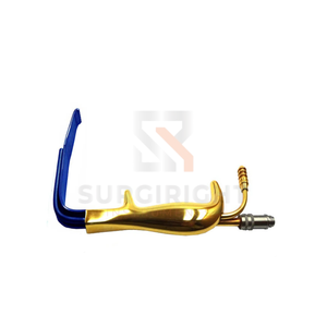 Retractor de Fibra Óptica Manual Tebbetts, Aislado, de Acero Inoxidable Alemán, con Certificación CE ISO 13485 MOL, Instrumento Quirúrgico para Hospital, Color Rosa - Product Image 2