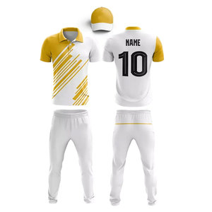 Maillots de cricket personnalisés avec motifs sur mesure, kits uniformes, sublimation personnalisée, nouveau design, qualité supérieure pour équipes de cricket - Product Image 4