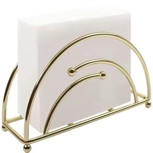 Premium Finish Metal Napkin Stand For Dining Table And <b>Kitchen</b> Modern <b>Tissue</b> <b>Holder</b> For Home Office And Restaurant - Product Image 1