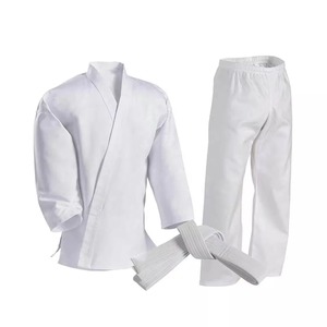 Meilleurs ensembles d'uniformes de judo personnalisés de haute qualité, grandes tailles pour adultes, prix bas, vente directe d'usine, hommes, polyester/coton, fermeture frontale rapide - Product Image 1