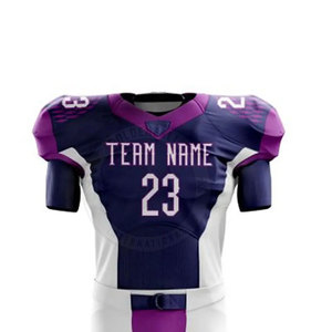 Ensemble de maillot et pantalon de football américain en tissu respirant à séchage rapide, léger et personnalisé pour l'entraînement en équipe - Product Image 4