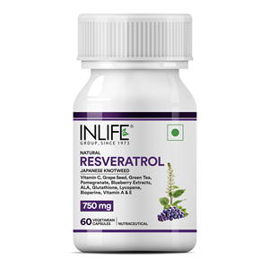 Cápsulas de Trans-Resveratrol 500mg, Knotweed Japonés con Semilla de Uva, L-Glutatión, BioPerine, 60 Unidades, Antioxidante - Product Image 1