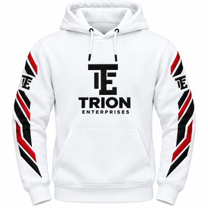 Sweat à capuche en molleton respirant pour homme, imprimé numériquement avec logo personnalisé, couleur unie, style décontracté, motif 3D, idéal pour l'hiver, durable et très vendu. - Product Image 6