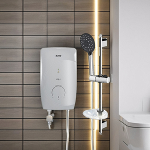 2025 Ventas superiores CX9E Temperatura LED blanca Calentador de agua instantáneo de plástico Montado en la pared Sin bomba eléctrica para el hogar del hotel - Product Image 2