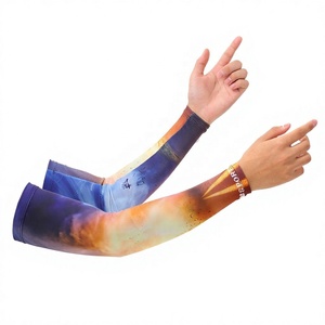 Manches de compression unisexes, protection UV, rafraîchissantes, respirantes, extensibles, longues, pour la course à pied, le cyclisme, le fitness en plein air - Product Image 6