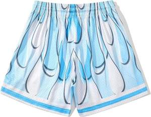 Shorts de sport en mesh à séchage rapide pour hommes, vêtements de basketball en gros, shorts BSCI pour hommes, shorts de basketball personnalisés avec logo, respirants - Product Image 2