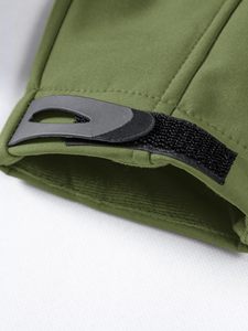 Professional Softshell Jacket Men's Outdoor Waterproof Tactical Work Jacket Windproof Breathable Fleece <b>Lined</b> <b>Coat</b> Custom - Product Image 3