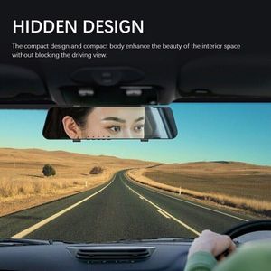 1080P HD Video Recorder Car DVR Dual Dash Cam Front and Rearview Mirror Camera - Product Image 5