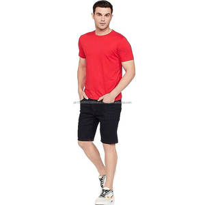 Camisetas de Cuello Redondo de Alta Calidad 100% Algodón, Talla Personalizada, Estilo Sólido, Patrón Resistente, Nuevo Estilo, Fabricantes Personalizados para Hombre - Product Image 4