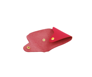 Monedero Triangular Minimalista de Cuero Italiano Castello, Altamente Recomendado, en Varios Colores, de Poliéster - Product Image 3