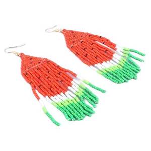 Pendientes de Cuentas con Forma de Mariposa, Estilo Boho Clásico 33, Bordados con Cuentas, Accesorios de Moda con Cristales, Ligeros - Product Image 4