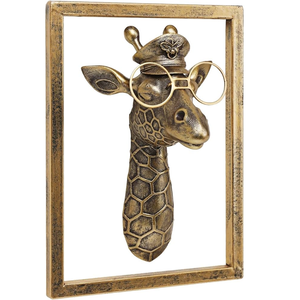 Grande tête de cerf en bronze à suspendre au mur, avec de grands bois de cerf détaillés, disponible à prix de gros. - Product Image 3