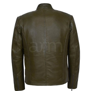 Comfortable Custom Made <b>Leather</b> <b>Jacket</b> For Men's <b>Long</b> Sleeves Breathable Winter <b>Jacket</b> For Online Sale - Product Image 3