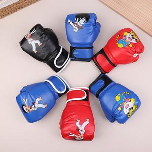 Gants de boxe en cuir pour enfants avec fermeture, évacuation de l'humidité, pour la boxe, le taekwondo, l'entraînement physique - Emballage personnalisable - Product Image 3