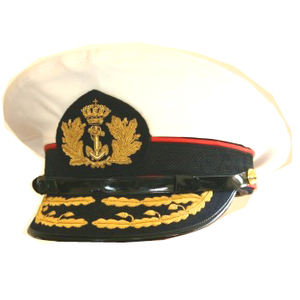 Gorra Clásica Vintage de Primera Calidad con Visera Bordada, Gorra Formal de Mezcla de Lana Personalizada para Coleccionistas, Uso Ceremonial y de Disfraces - Product Image 4