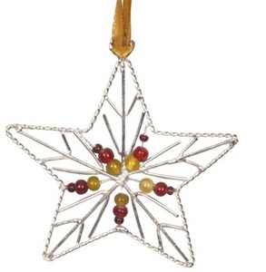 <b>Star</b> Multi Color Beaded Durable Waterproof Customizable Size Factory Direct Indoor/Outdoor Modern Style Christmas <b>Hanging</b> - Product Image 2